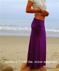 Eco Green Bamboo Maxi Skirt