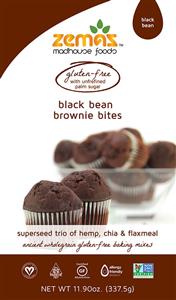Organic Black Bean Brownie Bites