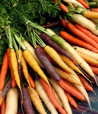 Rainbow Carrots with Honey Ginger Butter Recipe